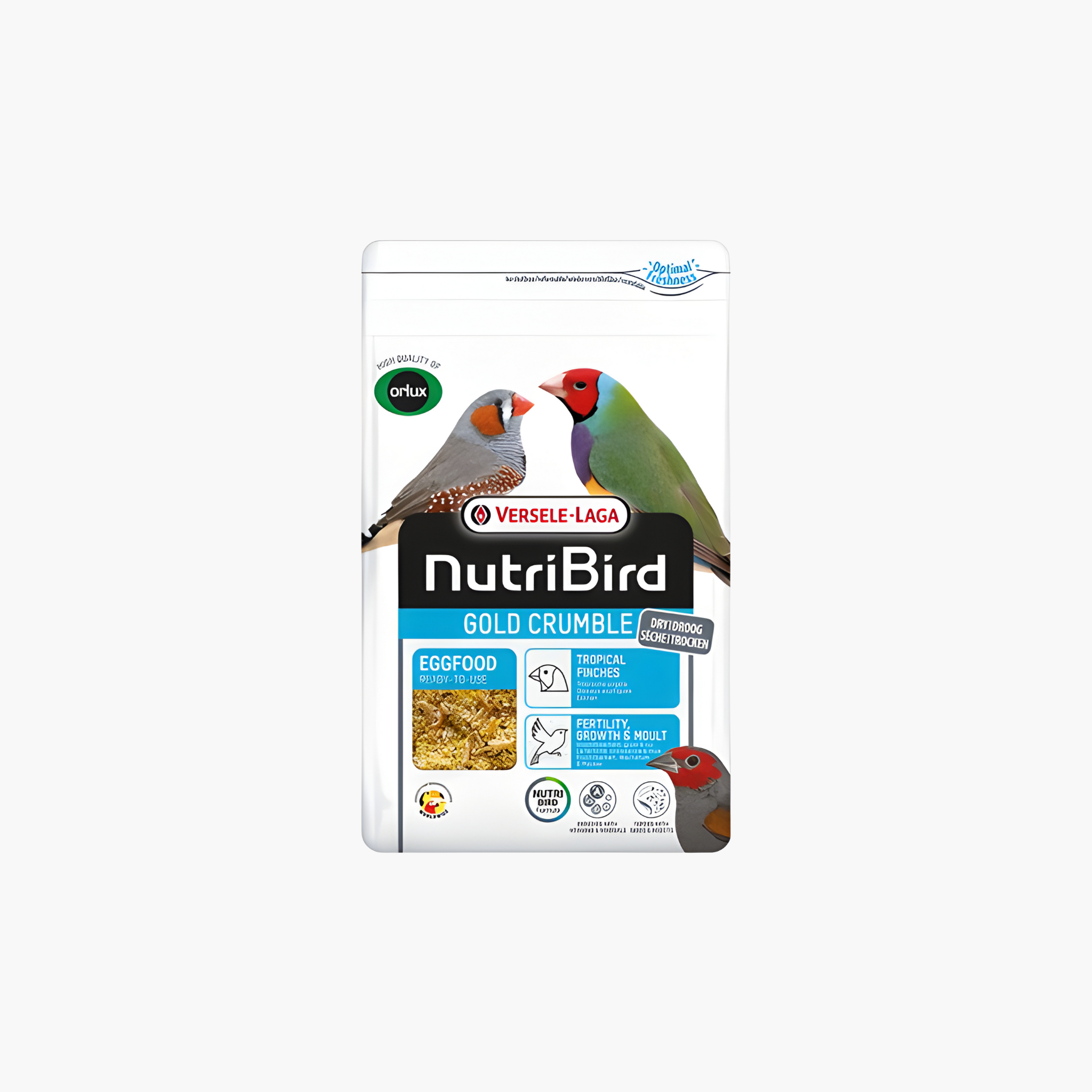 Nutribird Gold Crumble Droog Eivoer Tropische Vogels