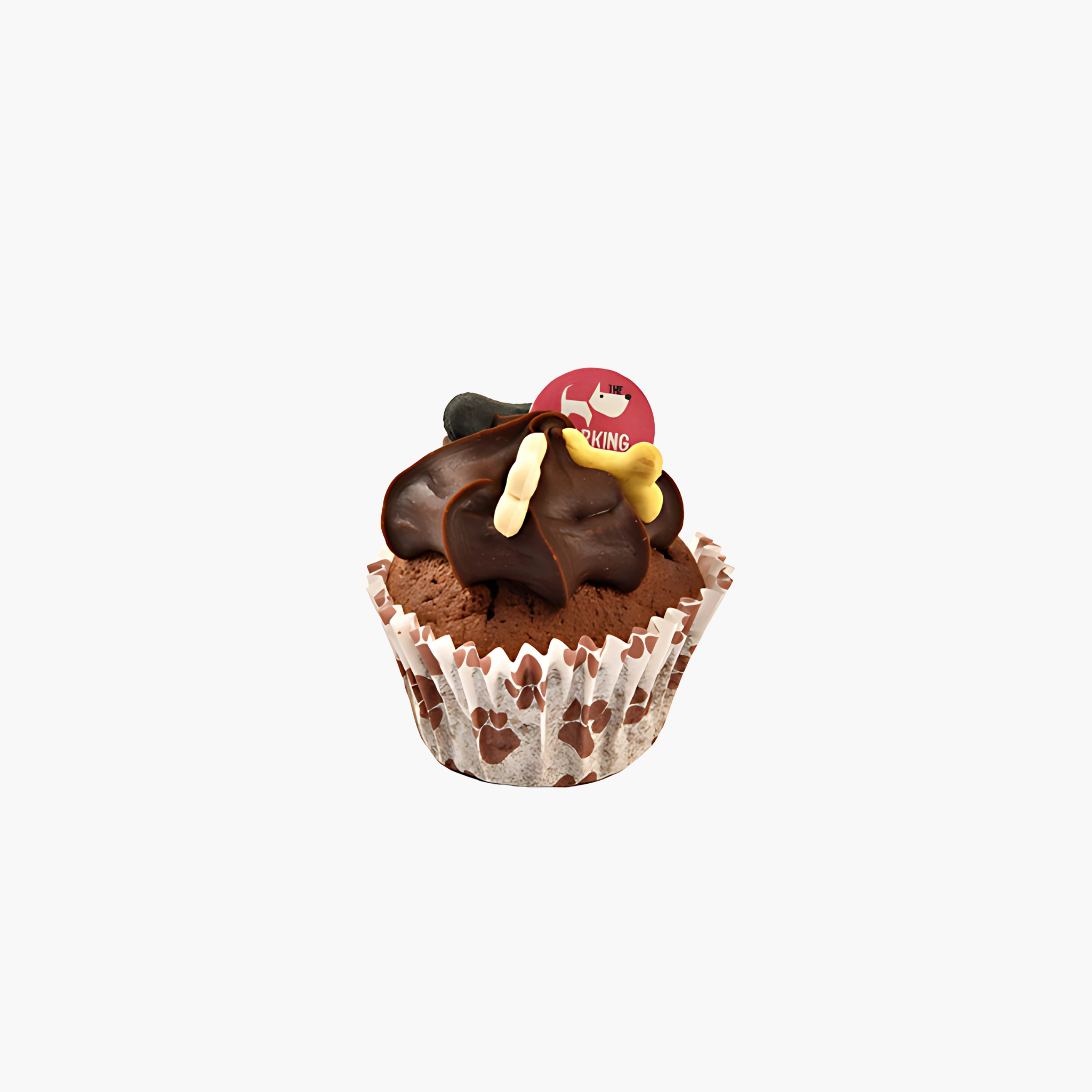 The Barking Bakery Vanilla Woofin Met Carob Glazuur