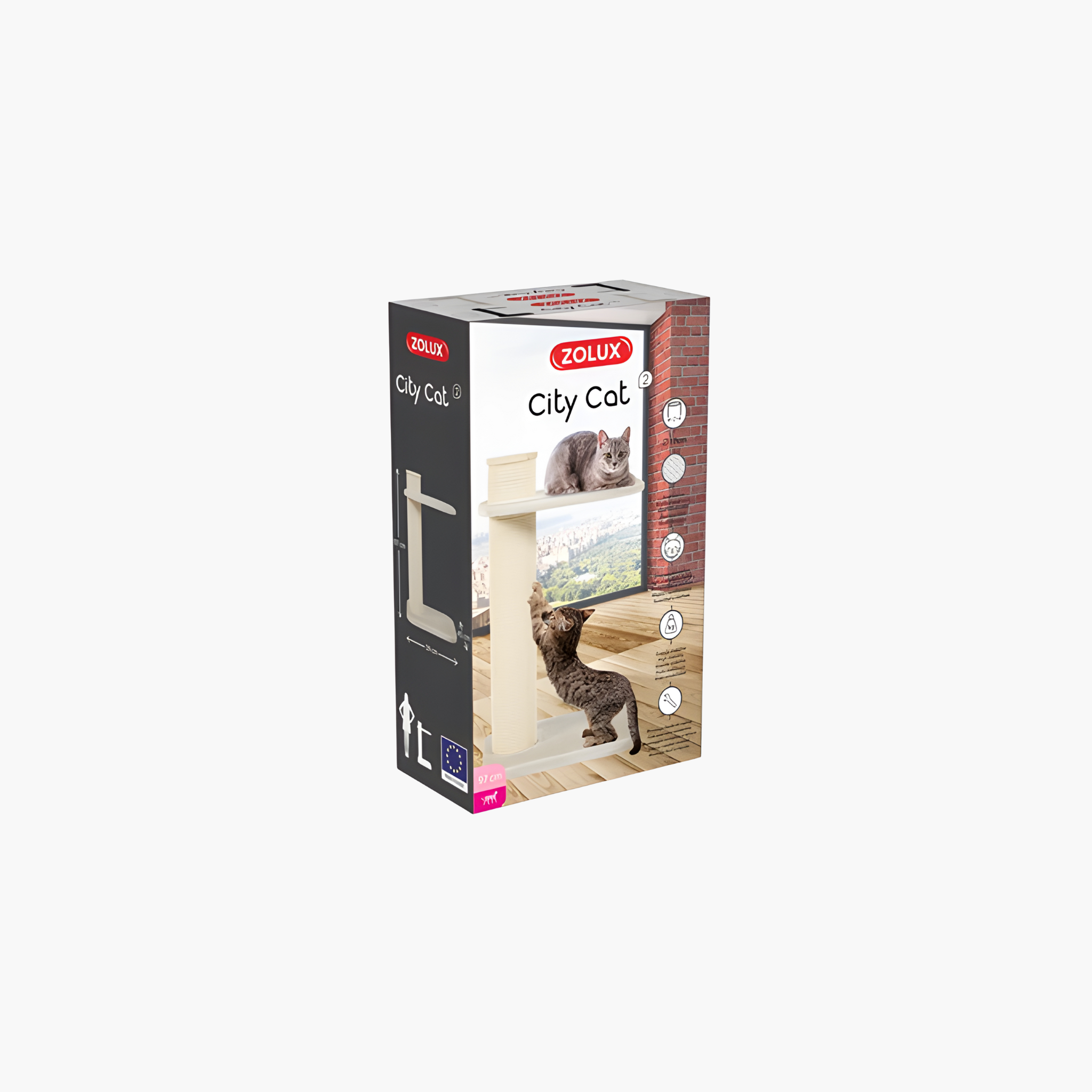 Zolux Krabpaal City Cat 2 Beige