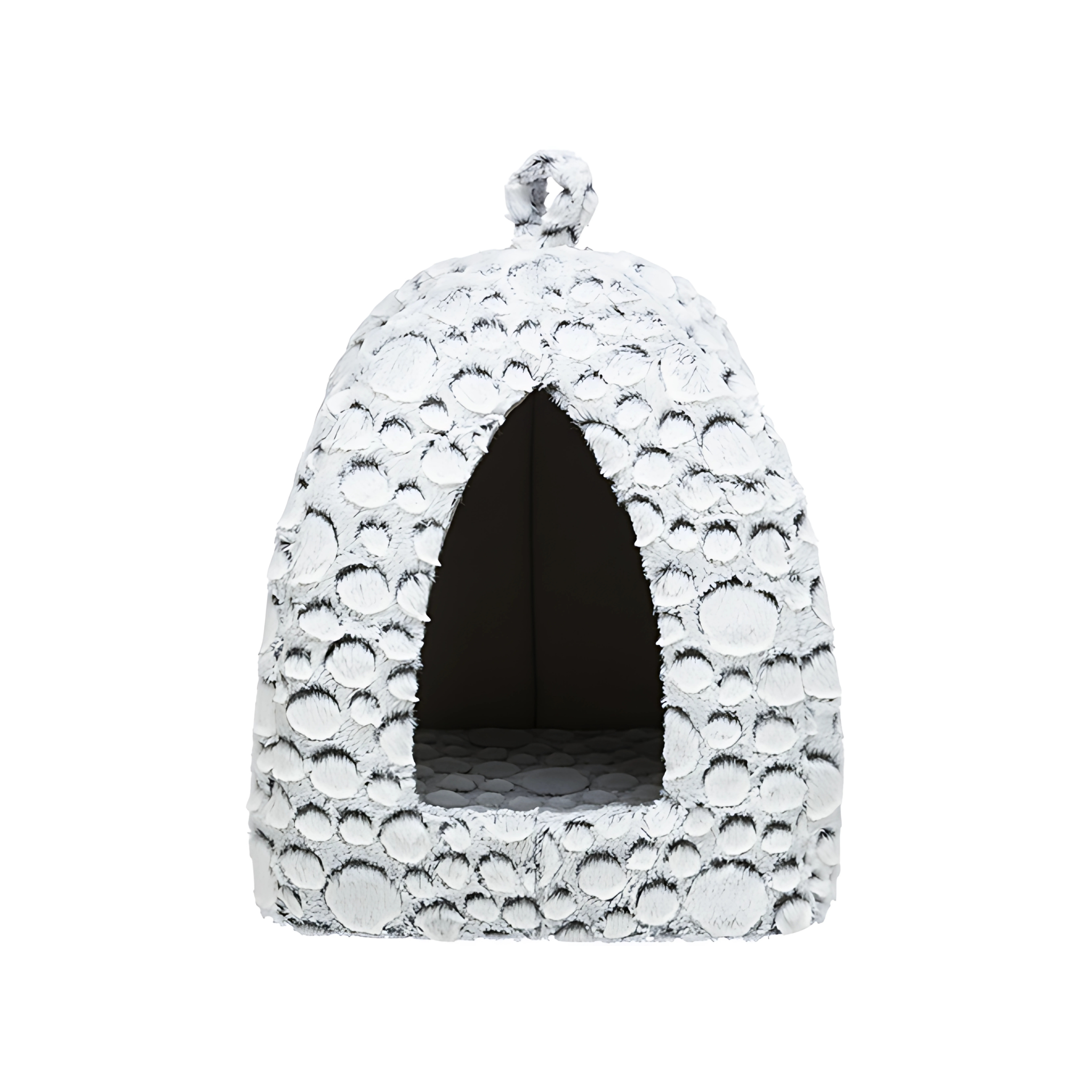 Trixie Kattenmand Iglo Mila Pluche Wit / Grijs