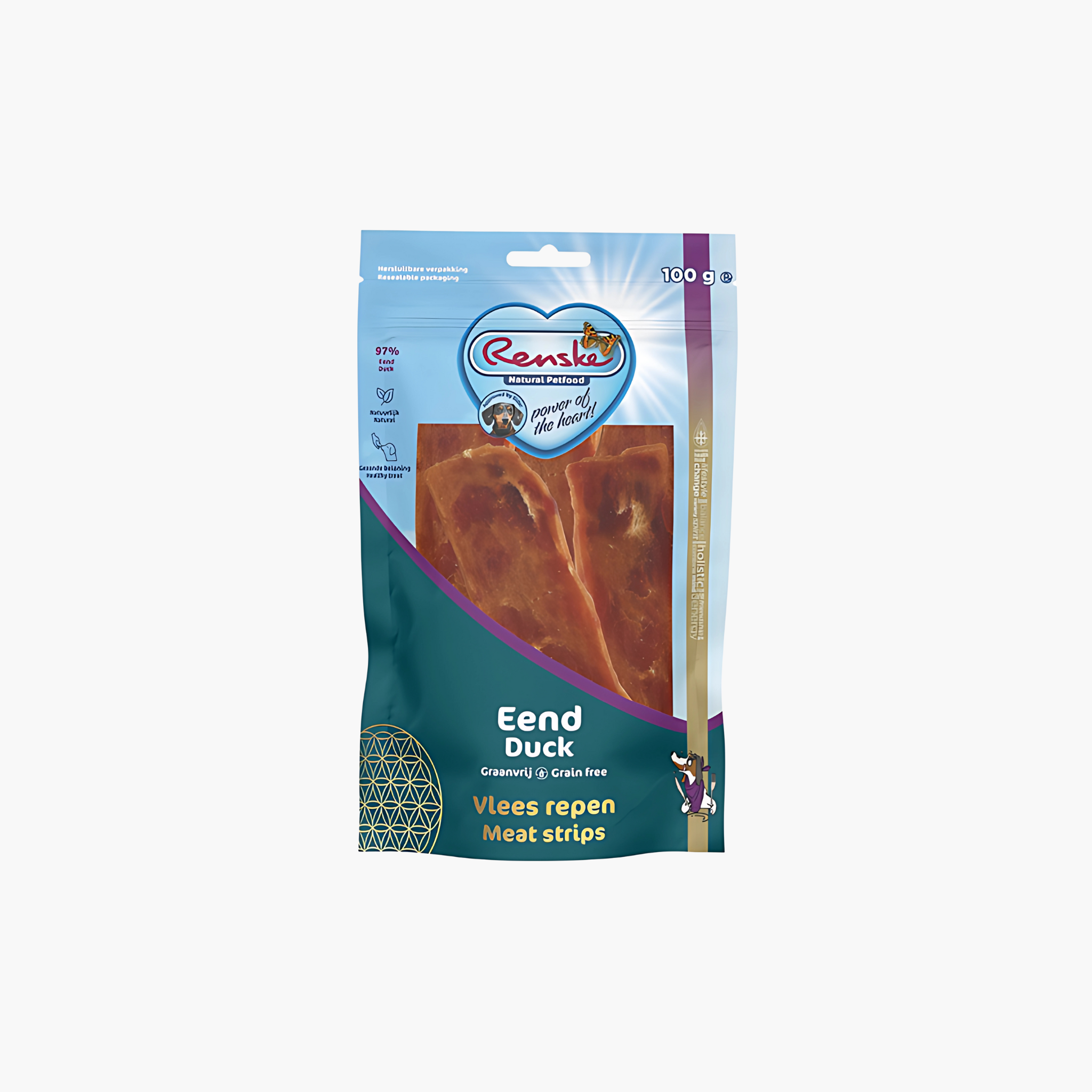 Renske Gezonde Beloning Vlees Strip Eend