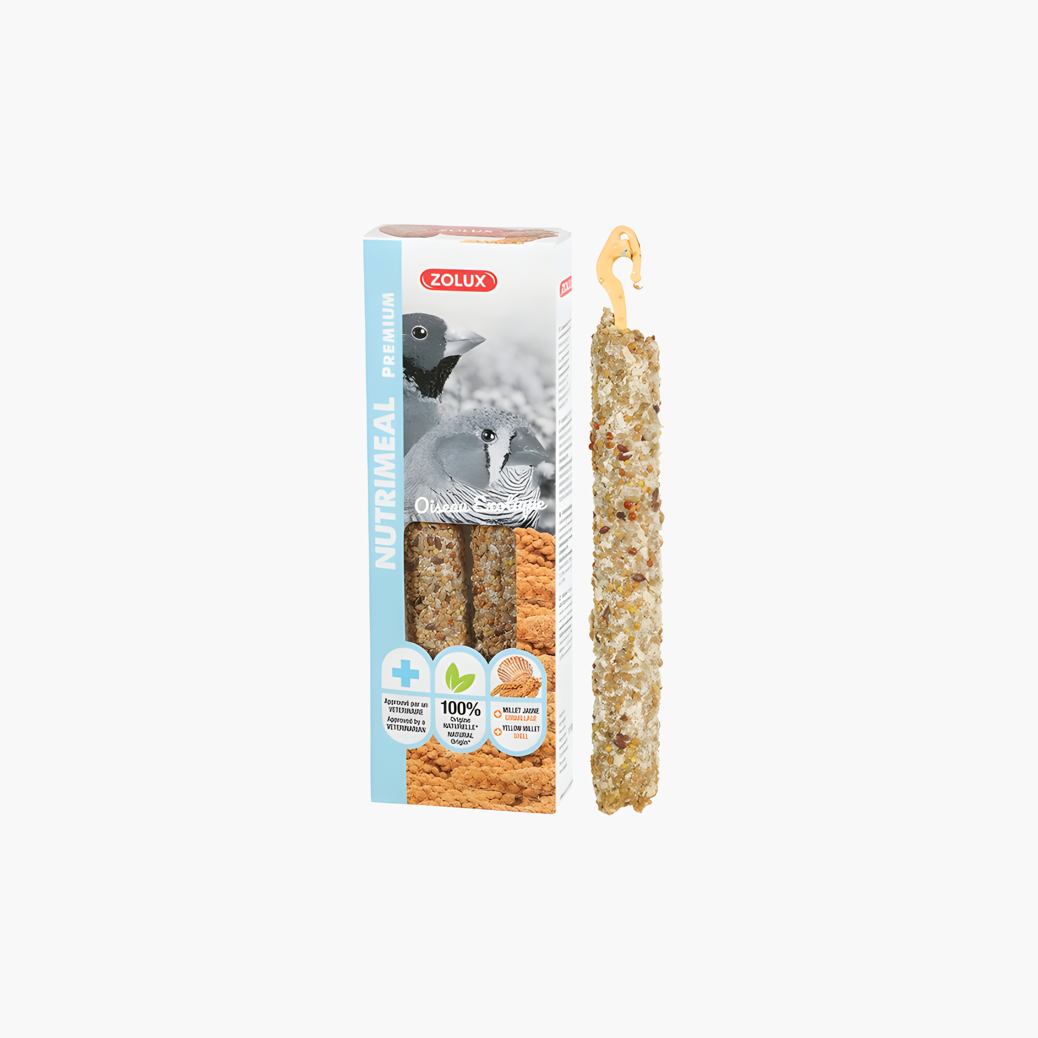 Zolux Nutrimeal Stick Tropische Vogel Gele Gierst