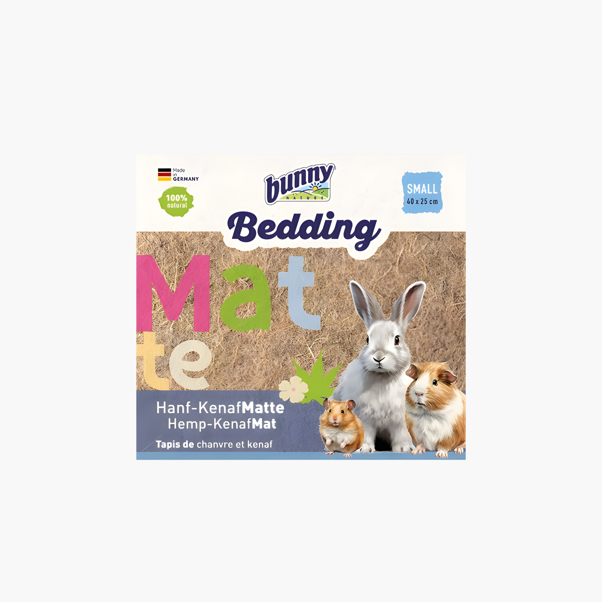 Bunny Nature Hemp-Kenafmat Hennepvezel / Kenafvezel Mat