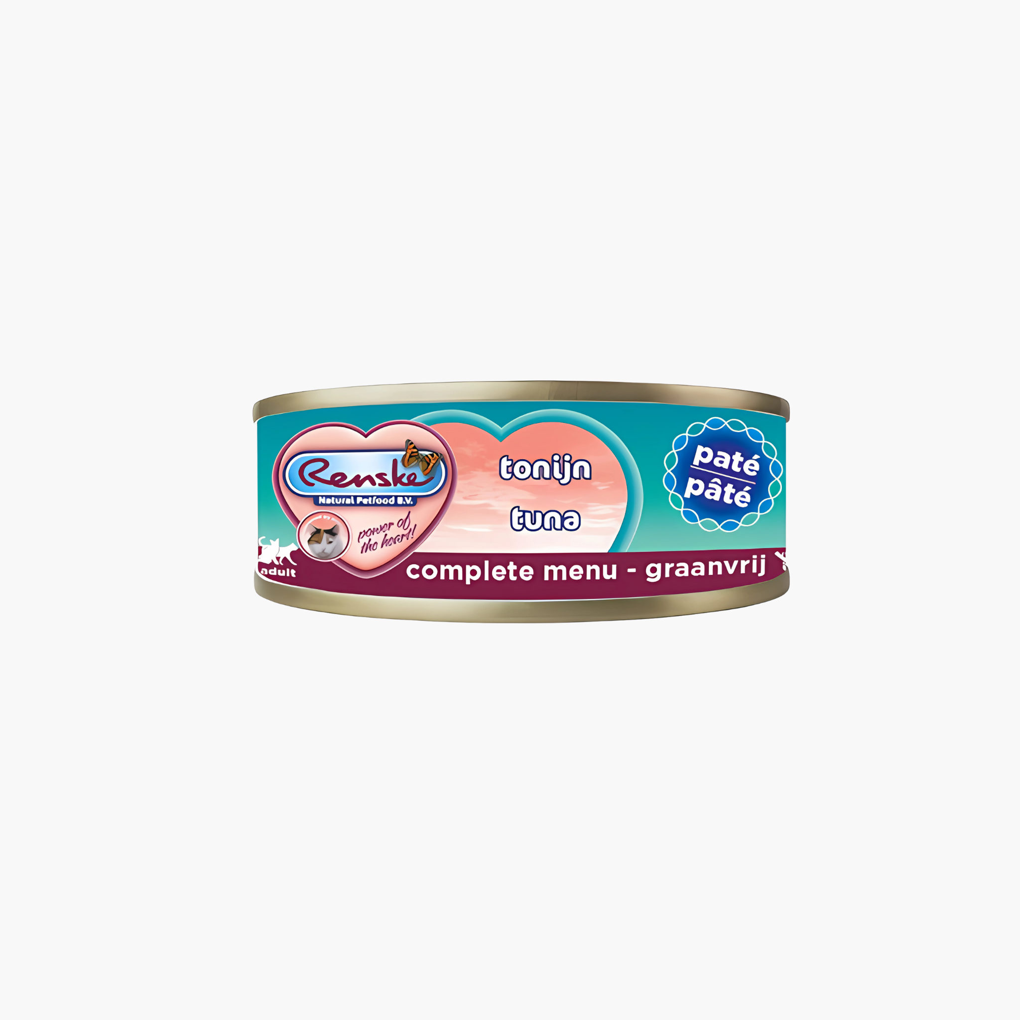 Renske Vers Vlees Maaltijd Kat Verse Tonijn Paté Graanvrij