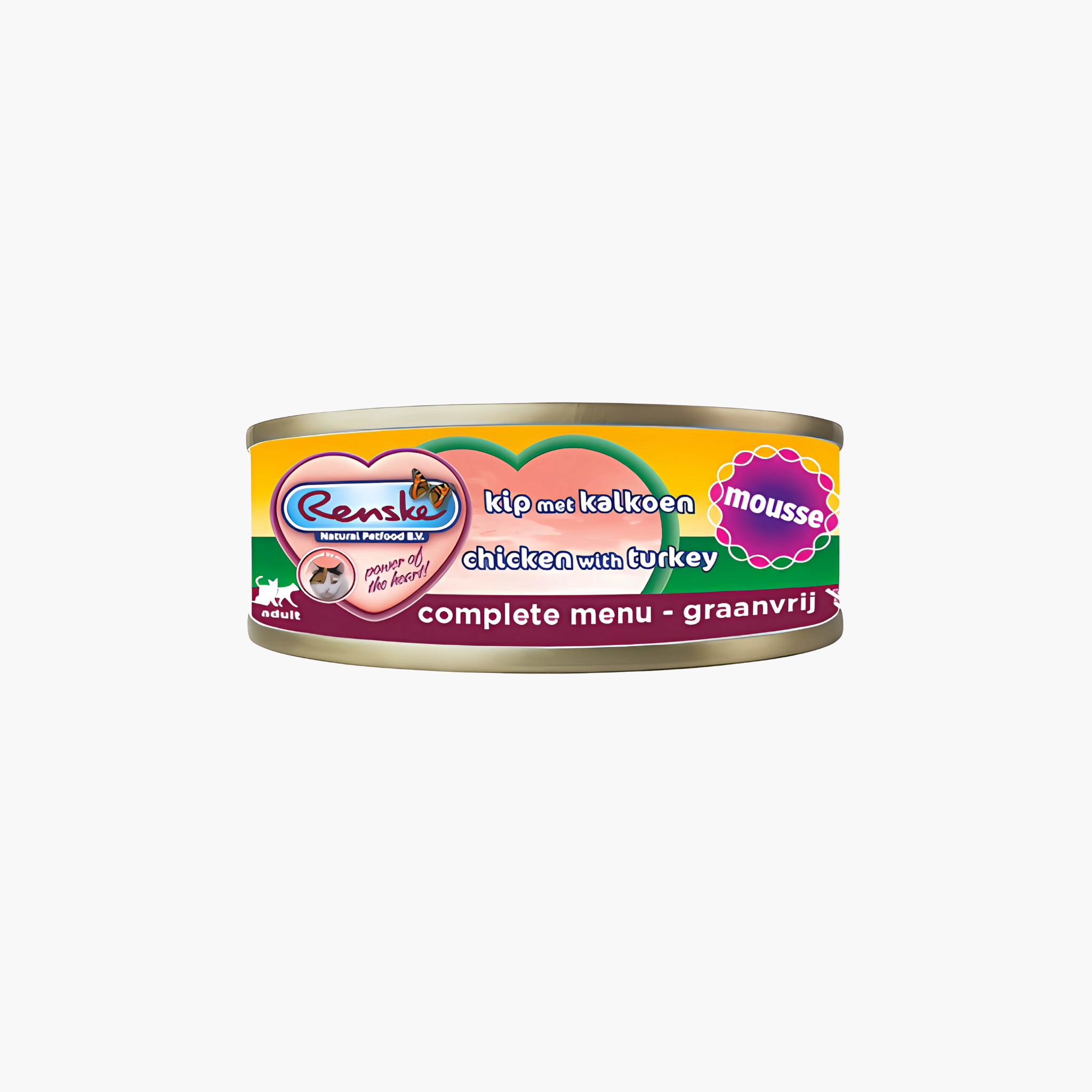 Renske Kat Vers Bereid Mousse Kip / Kalkoen Graanvrij