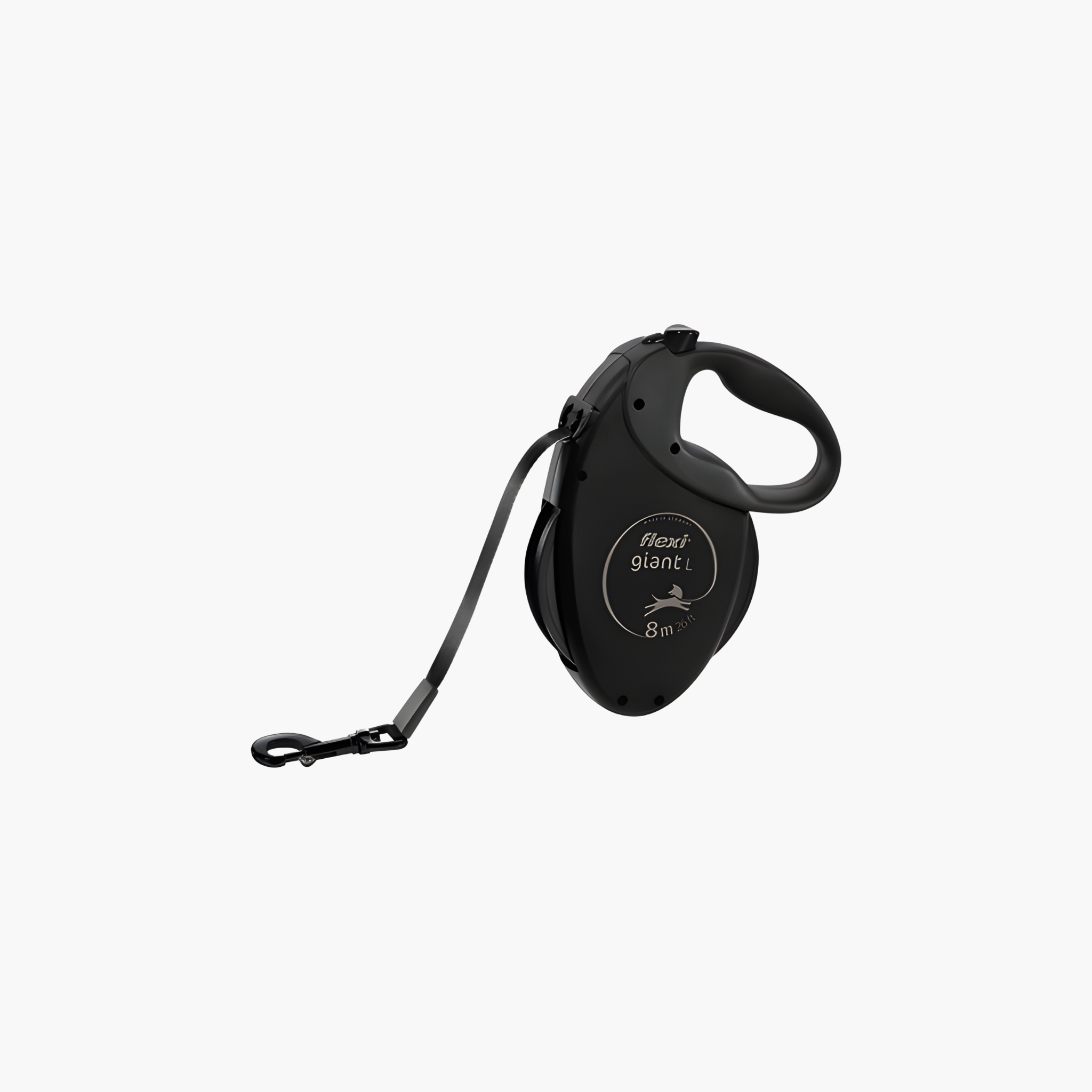 Flexi One For All hondenriem wit zwart – moderne automatische rollijn