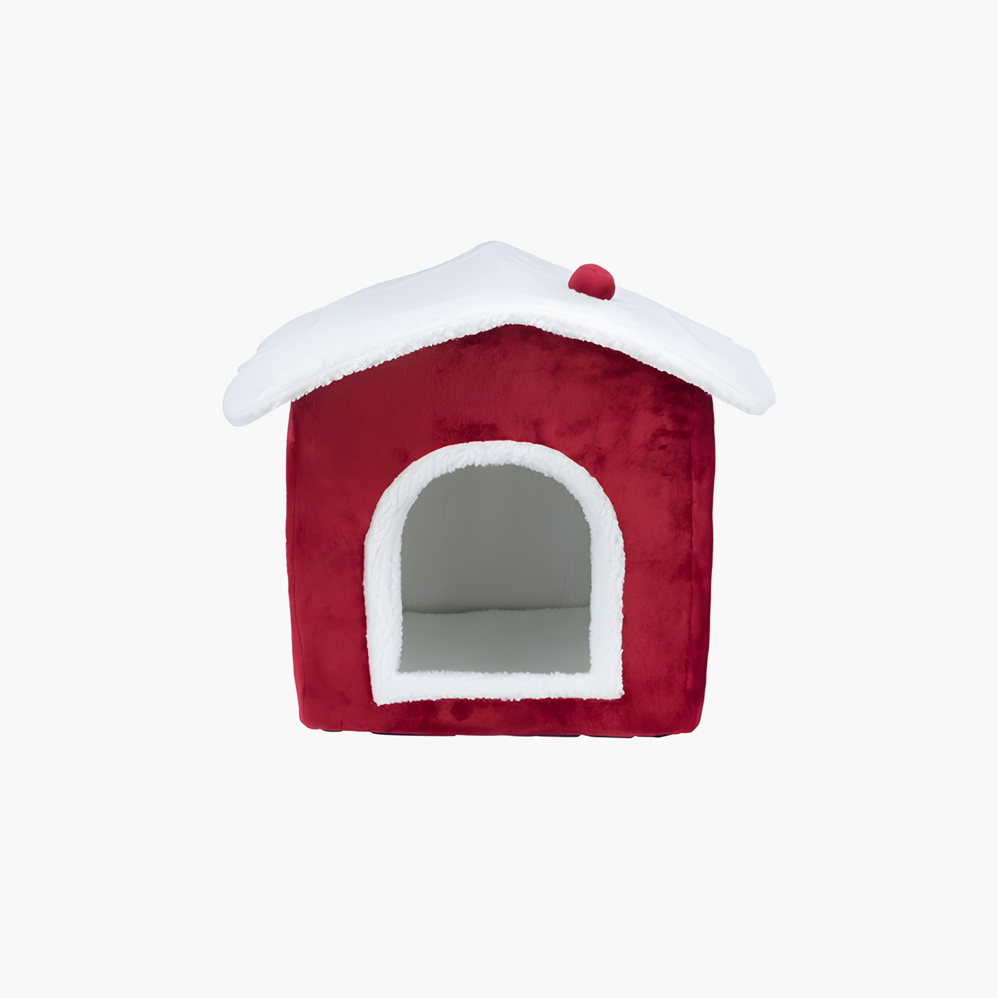 Trixie Xmas Kattenmand Huis Rood / Wit